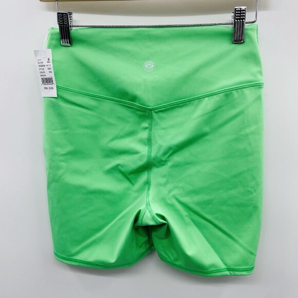 LA Hearts by PacSun Womens Size Small Active Far Out Biker Shorts in Green 477 - Picture 3 of 6